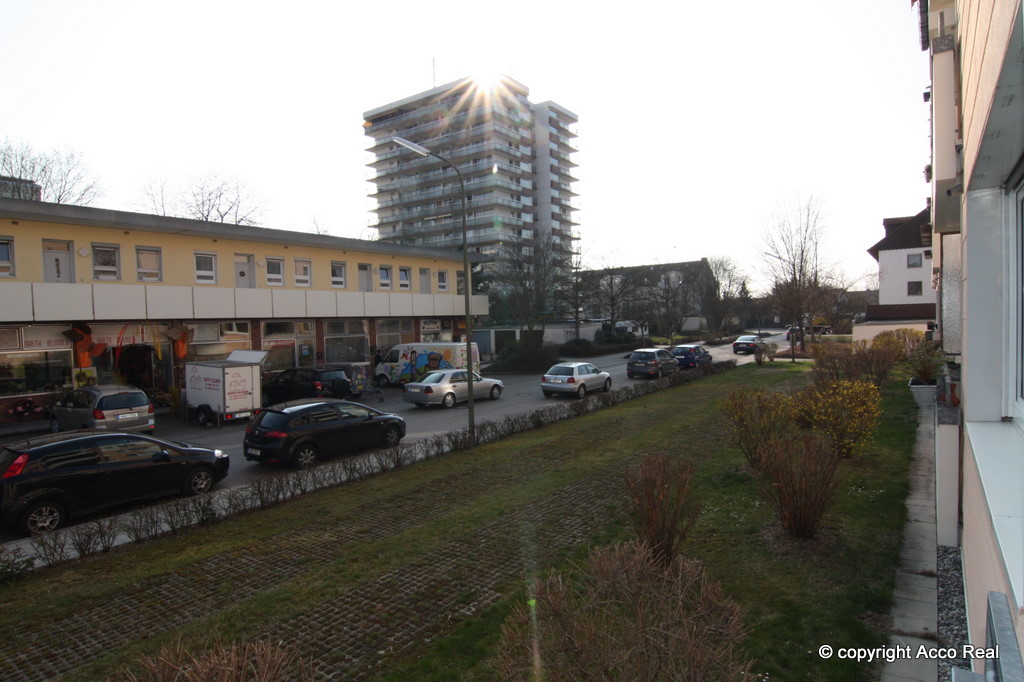 Blick vom Balkon